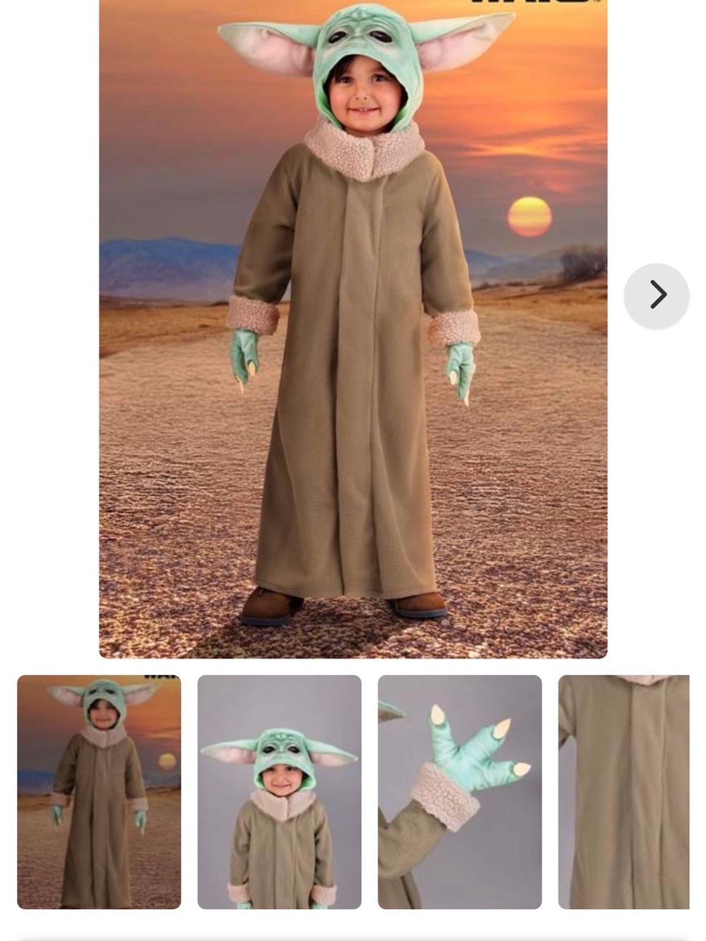 Baby Yoda Costume